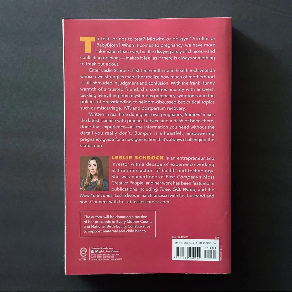 Bumpin': The Modern Guide to Pregnancy by Leslie Schrock | Non-fiction | PB - Picture 2 of 8